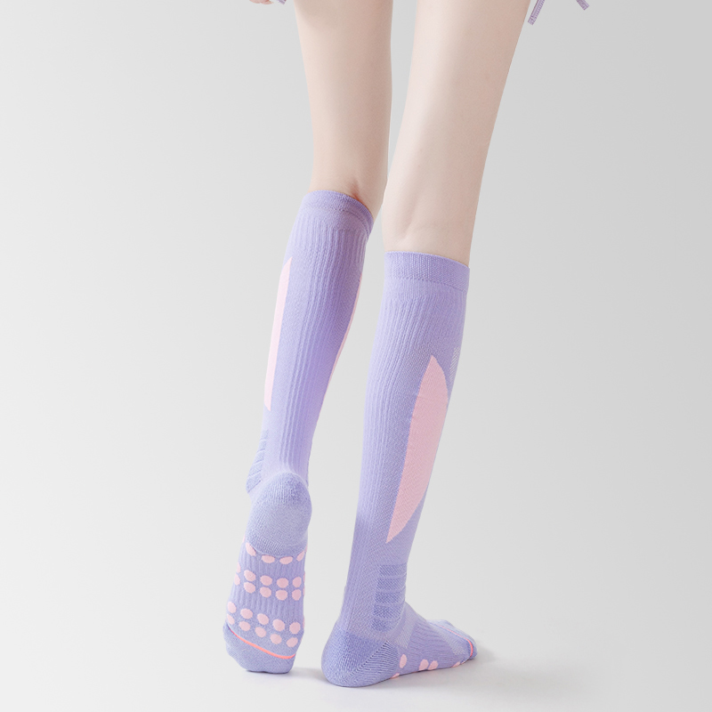 Długie, nylonowe skarpety piłkarskie frotte